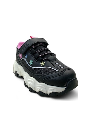 Cool Bella Kız Çocuk Okul Öncesi Rahat Sneaker Siyah