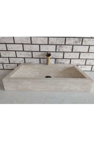 Traverten Yay Mermer Lavabo