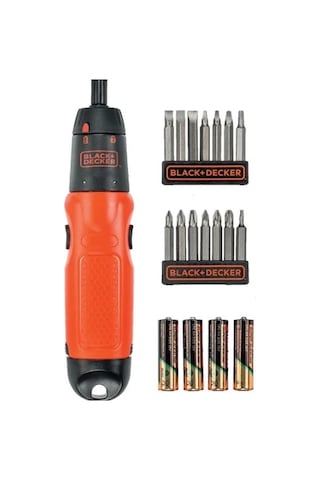 Black+Decker A7073-XJ Pilli Vidalama + 19 Parça Aksesuar Seti