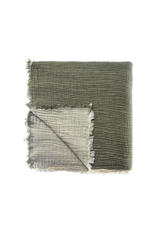 Çift Kişilik Müslin Pike - %100 Pamuk, 220 X 240 Cm Açık Indigo
