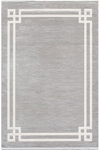 Pierre Cardin Halı Monet Mt18B Gri Beyaz Modern Desen Halı