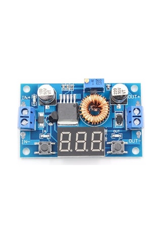 Xl4015 Voltmetreli 5a Voltaj Düşürücü Ayarlanabilir Güç Kaynağı Uyumlu