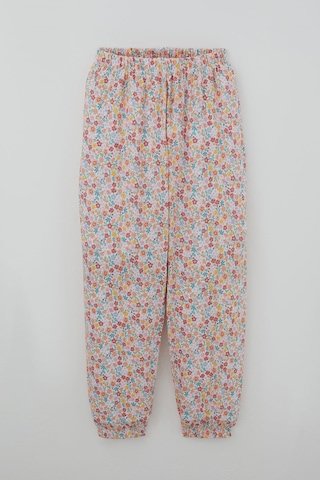 Breeze Kız Çocuk Pijama Takımı Renkli Çiçek Desenli 4-8 Yaş, Karışık Renk