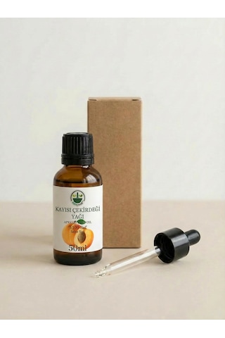 Soğuk Sıkım Kayısı Çekirdeği Yağı Apricot Kernel Oil Prunus Armeniaca Saf Doğal 50 Ml 50 ML