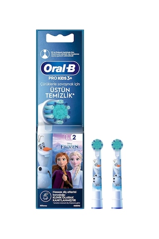 Çocuk İçin Frozen Şarjlı Diş Fırçası Yedek Başlığı 2 Adet Diğer