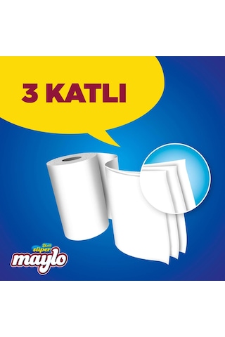 Maylo 3 Katlı Kağıt Havlu 12'Li