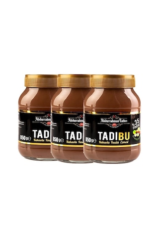 Abdurrahman Tatlıcı Tadıbu Kakaolu Fındık Ezmesi 3 x 850 G