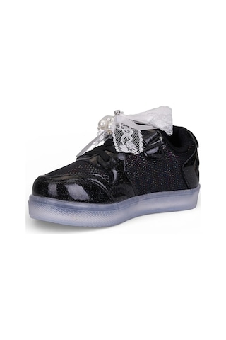 300 Kız Çocuk Işıklı Sneaker Siyah