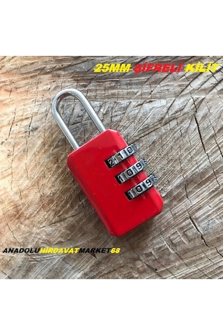 MİNİ ASMA KİLİT 25MM ŞİFRELİ ASMA KİLİT MİNİ ŞİFRELİ ASMA KİLİT