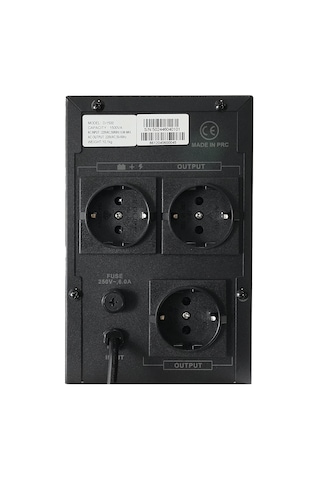 D-1500 1500va Lcd Kesintisiz Güç Kaynağı Line Interactive 2x12v 9ah Ups Bilgisayar Kamera Ofis Sistem
