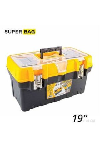Metal Kilitli Super-Bag Organizerli Alet Takım Çantası 19"İnç