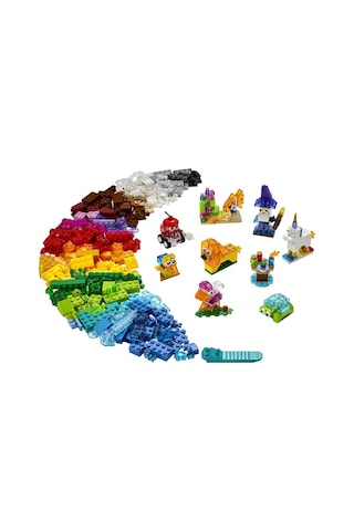 LEGO® Classic Yaratıcı Şeffaf Yapım Parçaları 11013 4+ Yaratıcı Oyuncak Yapım Seti - 500 Parça
