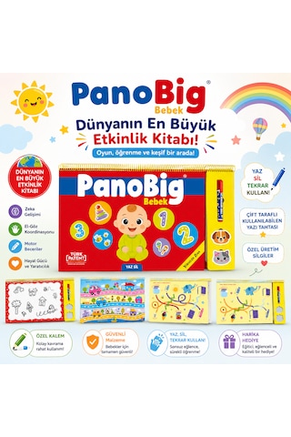 PanoBig Bebek - Dünyanın En Büyük Etkinlik Kitabı PanoBig Bebek - Dünyanın En Büyük Etkinlik Kitabı