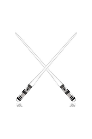 Valkyrie 8 Parça Led Işıklı Chopstick Işık Kılıcı Yemek Çubukları Star Wars Tema Çöpstik Çok Renkli