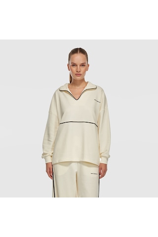 New Balance Nb Lifestyle Kadın Sweatshirt Wnc3402-sst Beyaz