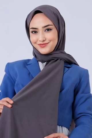 Harem Scarf Asya Şal - Antrasit - Antrasit