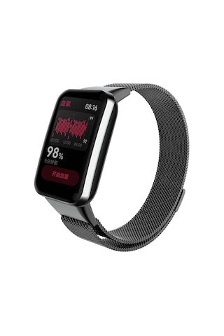 Xiaomi Mi Band 7 Pro Zore Krd-01 Metal Kordon-siyah