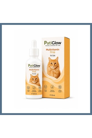 Buradabulabilirsin Patiglow Kedi Multivitamin Damla 50 Ml Bbz