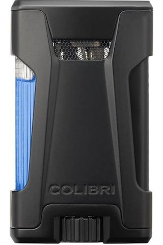 Colibri Rebel Çift Jet Puro Çakmağı Siyah