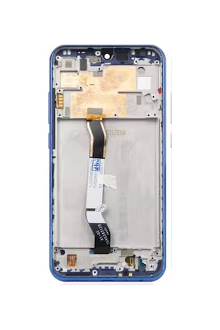 Xiaomi Note 8 Uyumlu Kasalı Ekran - Mavi