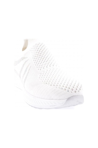 Dgn 832-23y Kadin Yanlari Simli Lazerli Sneaker Ayakkabi 832-1986-R0198 Beyaz