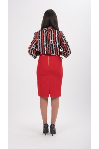 Soralline Kadın Etek 740 Kırmızı Kırmızı