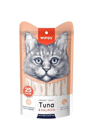 Ton Balığı Ve Somonlu Sıvı Kedi Ödülü 25x14 Gr