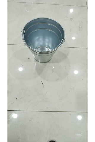 Kum Kovası Su Kovası Metal Galvaniz Çok Amaçlı Kova Çapı 30 Cm