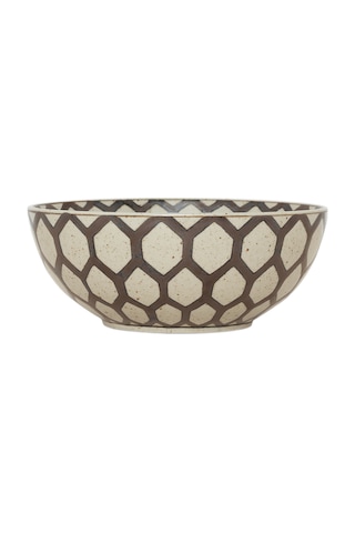 Yargıcı Geometrik Desenli Seramik Kase 26x11 Cm 26ynha1110m St