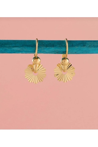 Çelikoğlu Kuyumculuk 14 Ayar Altın Göçmen Pır Pır Küpe 1,94 Gr