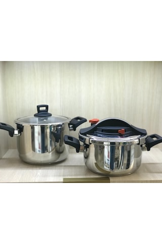 Karaca Vitola 4 6 L Düdüklü Tencere Seti Gümüş