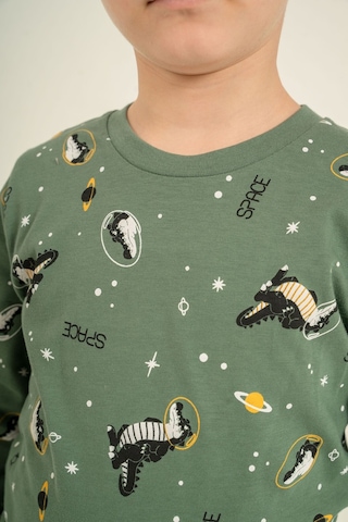 Rolypoly Erkek Çocuk Space Yeşil Uzun Kol Pijama Takım Rp3888-c-v1 Rp3888-c-v1