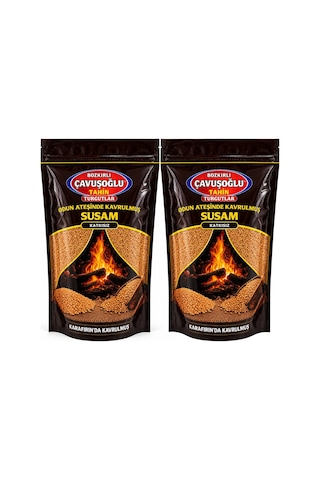 Bozkırlı Çavuşoğlu Odun Ateşinde Kavrulmuş Susam 2 x 1 KG