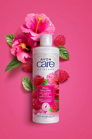 Avon Care Ahududu ve Hibiscus Kokulu Şampuan ve Saç Bakım Kremi 700 ML