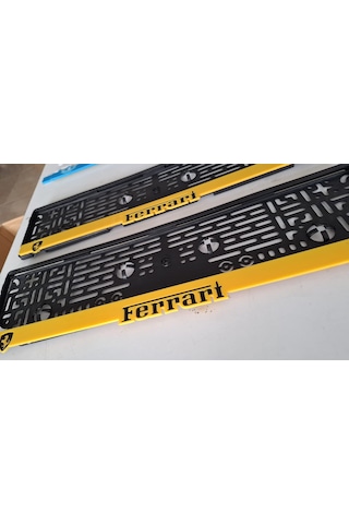 Ferrari Takmatik Standart Plakalık 2li