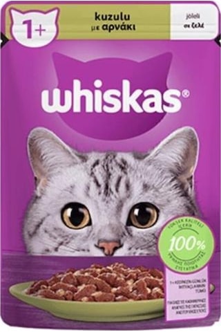 Whiskas Sığır 5 Adet Tavuk 5 Adet Somon 5 Adet Ton Balıklı 5 Adet Kuzulu 4 Adet Karışık Yaş Kedi Ma