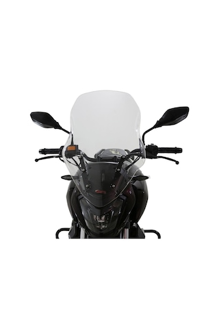 GP Kompozit Bajaj Dominar 250 / 400 2017-2024 Uyumlu Ön Tur Camı Füme 59 cm