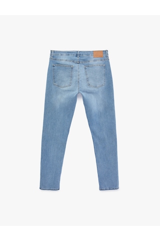 Koton Normal Bel Slim Fit Jean Pantolon - Brad Jean Açık İndigo 6sam40259nd Açık İndigo