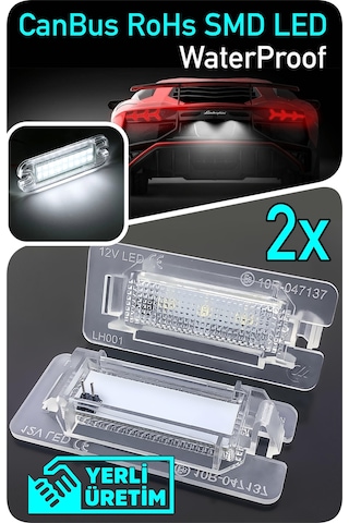 Audı A4 B9 8w S4 2015 Den Sonra Canbus Led Plaka Aydınlatma Ledi Lambası