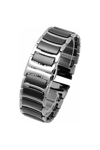 Gear S2 20mm Seramik Metal Zore Kordon-beyaz-gümüş