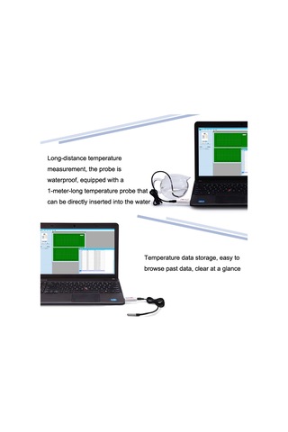 Sones Temper2 Usb Sıcaklık Sensörü Su Geçirmez Sıcaklık Probu Akvaryum İzleme Termometresi