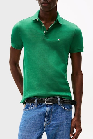 Tommy Hilfiger Erkek Polo Yaka T Shirt Mw0mw17771 L4f Yeşil Yeşil