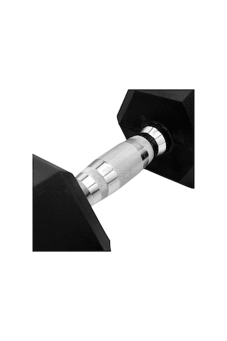 Rebuwo 12.5 KG 1 Adet  Hex Dambıl Kauçuk Altıgen Dambıl Hex Dumbbell