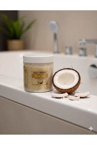 Hindistan Cevizli Banyo Tuzu 500 Gr , Arındırıcı Ve Doğal Cilt Bakımı