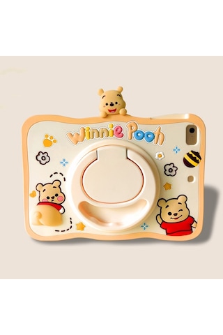 Apple Uyumlu iPad Air 11inç M2 2024 Kılıf Cute Dolls Standlı Eğlenceli 3d Karekterli Çocuk Kılıfı A2902 A2903 A2904 Kılıf