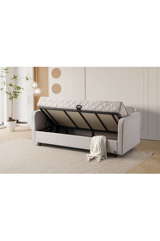 Pofuduk Yatak Koltuk Sofa Bed Bej