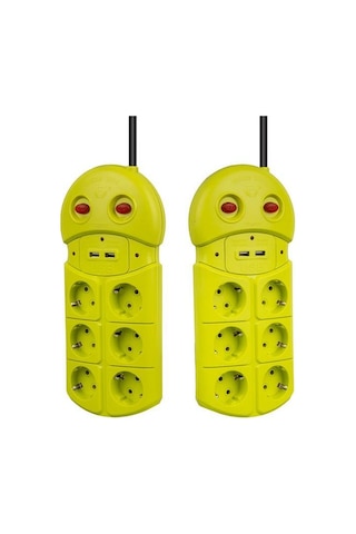 Vea Ve-970usb 6'lı 2 Usb'li 1.5 Metre Grup Priz Diğer