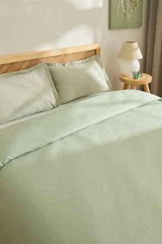 Kaşmir Home Nora %100 Pamuk Çift Kişilik Pike Çağla Çağla