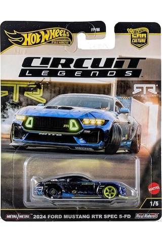 Hot Wheels Premium Cırcuit Legends 2024 Ford Mustang Rtr Spec 5-fd Fpy86 Jbk48 Çok Renkli