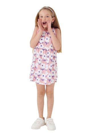 Rolypoly Florals Kız Çocuk Elbise Pembe